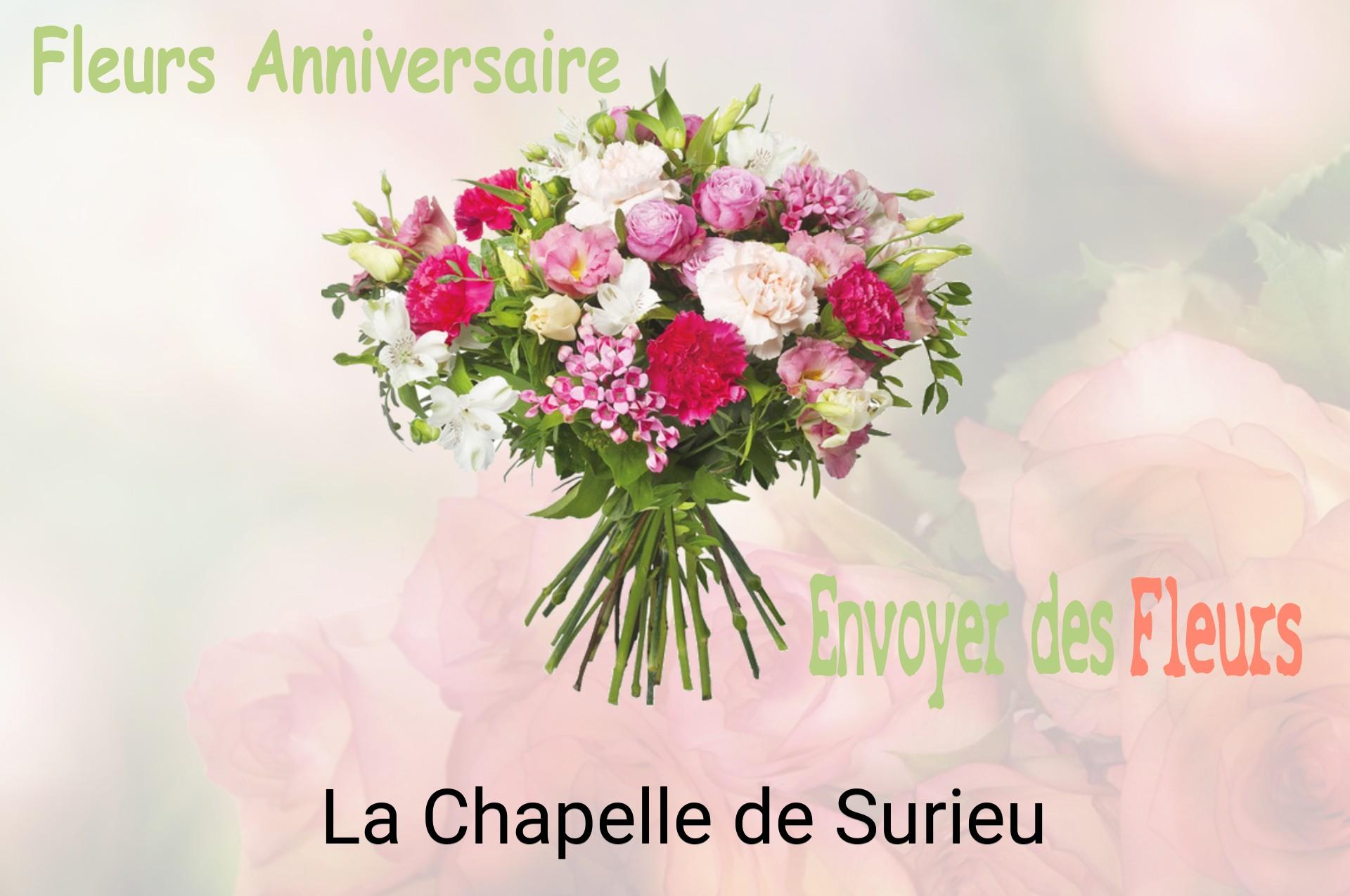 Bouquet de fleurs d’anniversaire livré à La Chapelle-de-Surieu